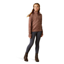 Ariat Yth Tek Team 1/2 Zip Sweatshirt Twilight Mauve