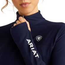 Ariat Wms Lowell 3.0 1/4 Zip LS Baselayer Navy Eclipse