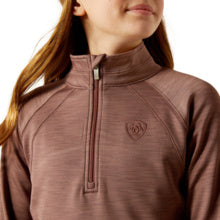 Ariat Yth Tek Team 1/2 Zip Sweatshirt Twilight Mauve