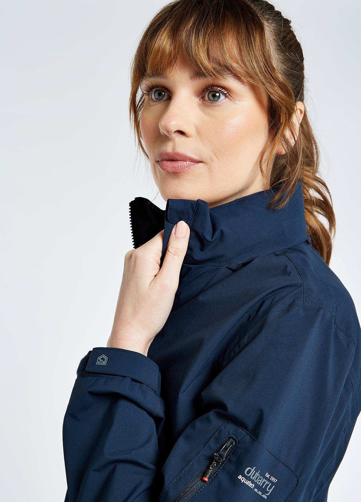 Livorno Women's Fleece-lined Crew Jacket Platinum