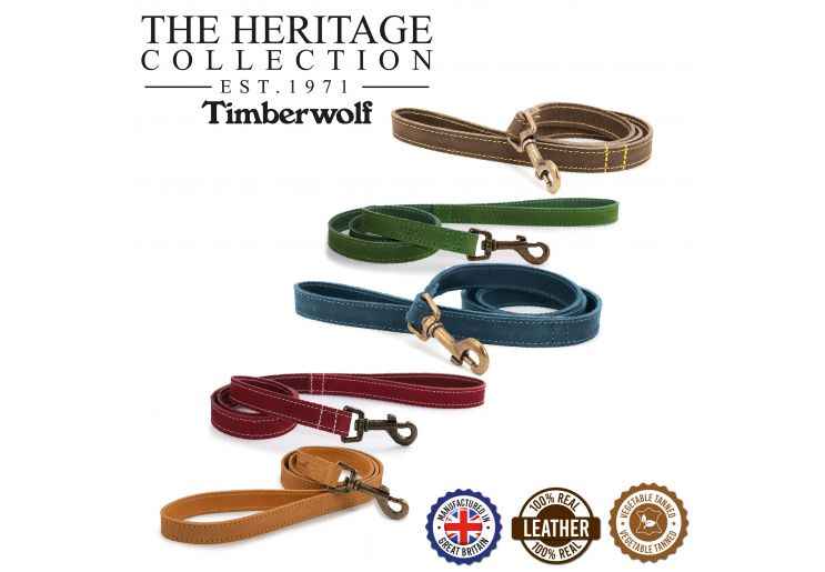 Timberwolf Leather Lead 19mm x1m