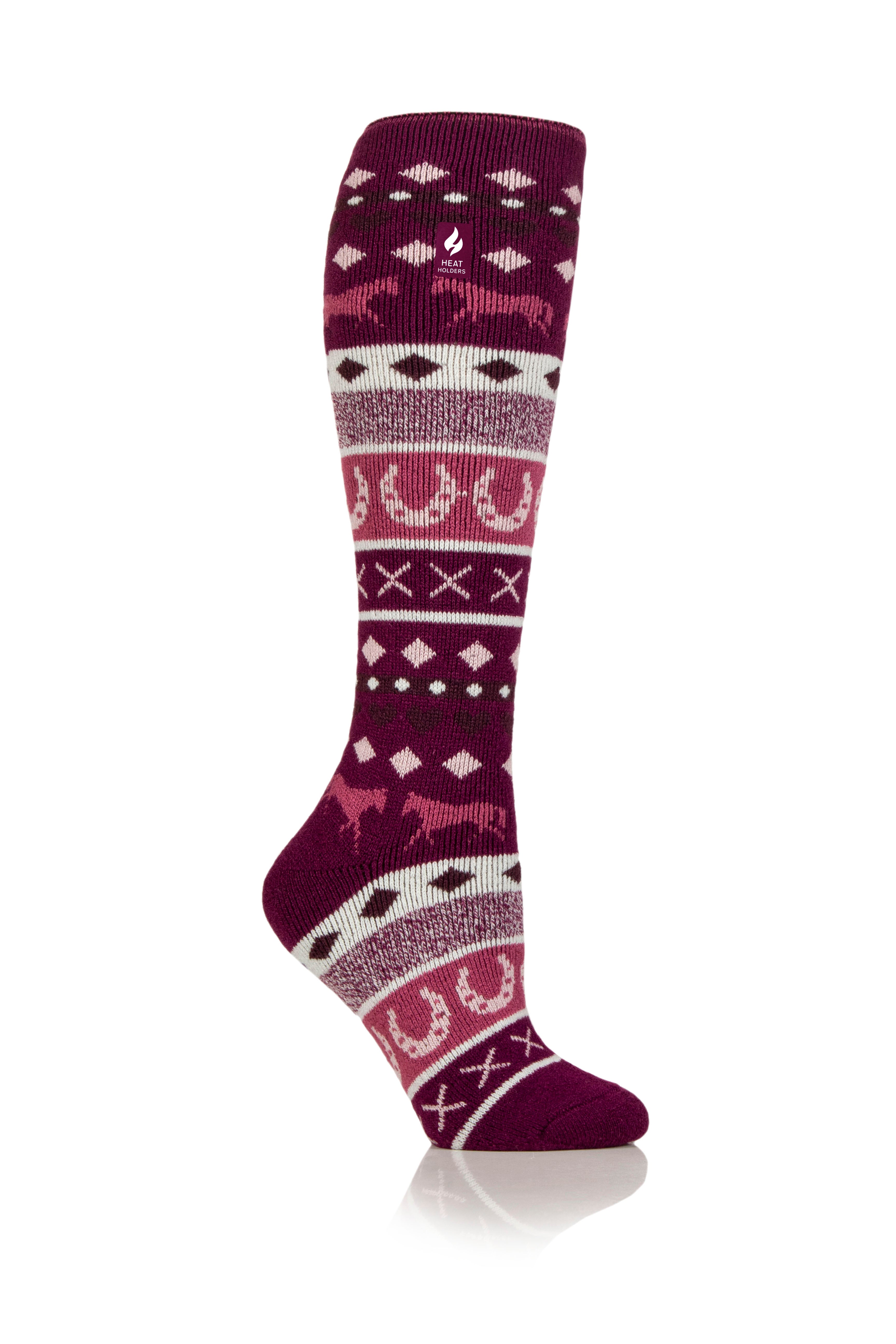 PA Southwell Fairisle HH Long Deep Fuchsia