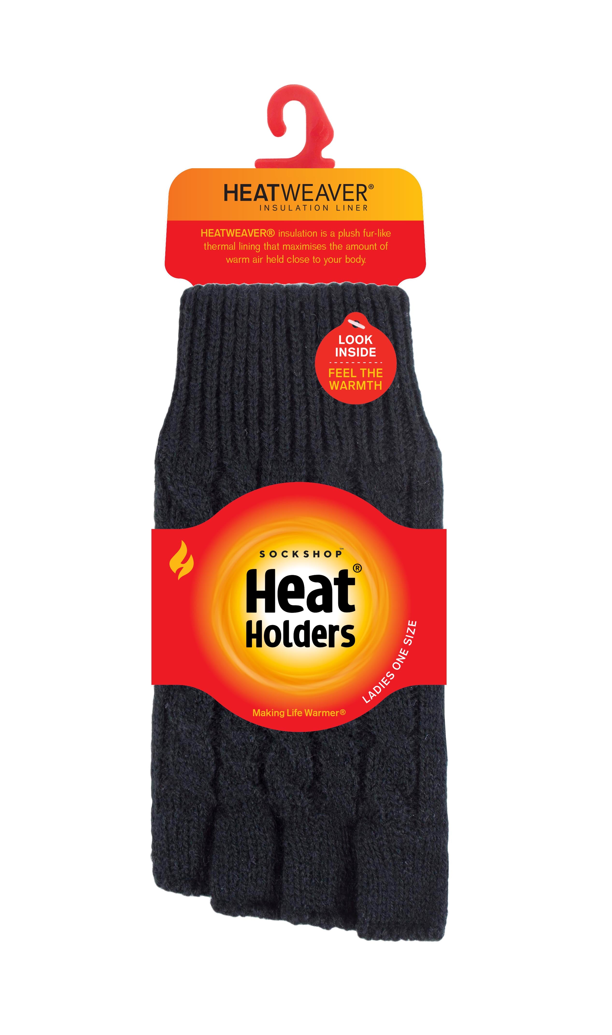 PA Ayla Ladies HH Fingerless Gloves Black