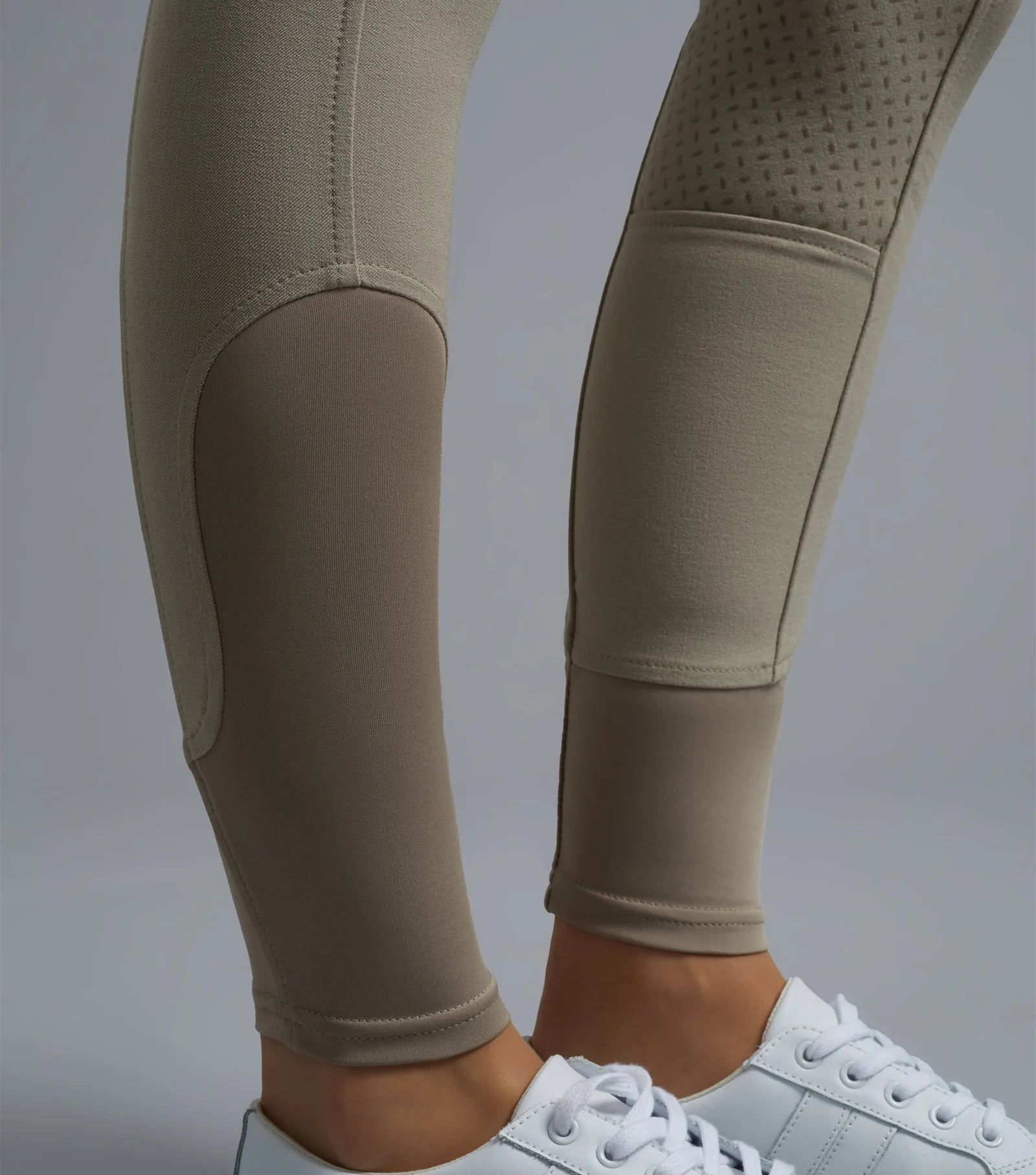 Delta Ladies Full Seat Gel Riding Breeches Beige