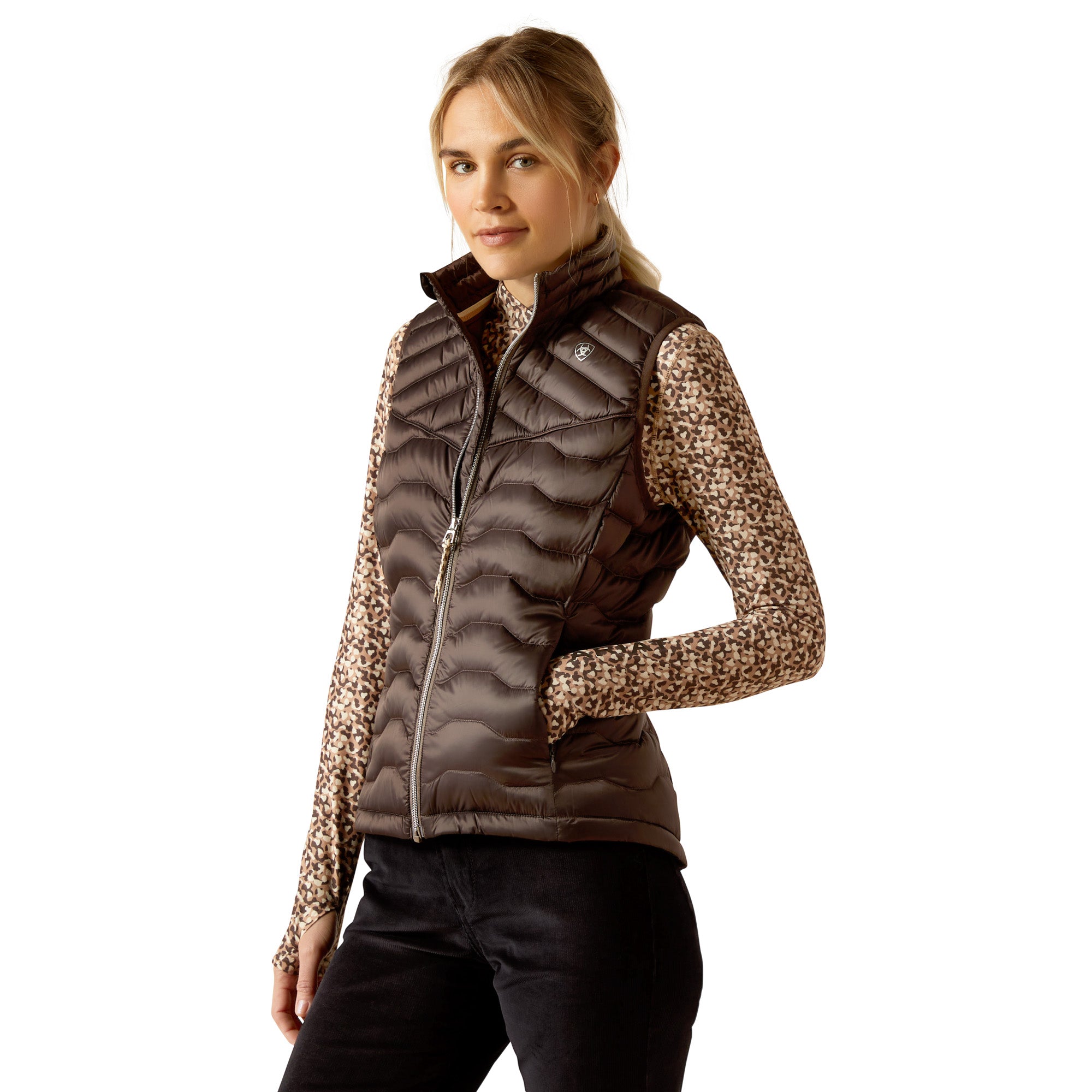 Ariat Wms Ideal Down Gilet Mole