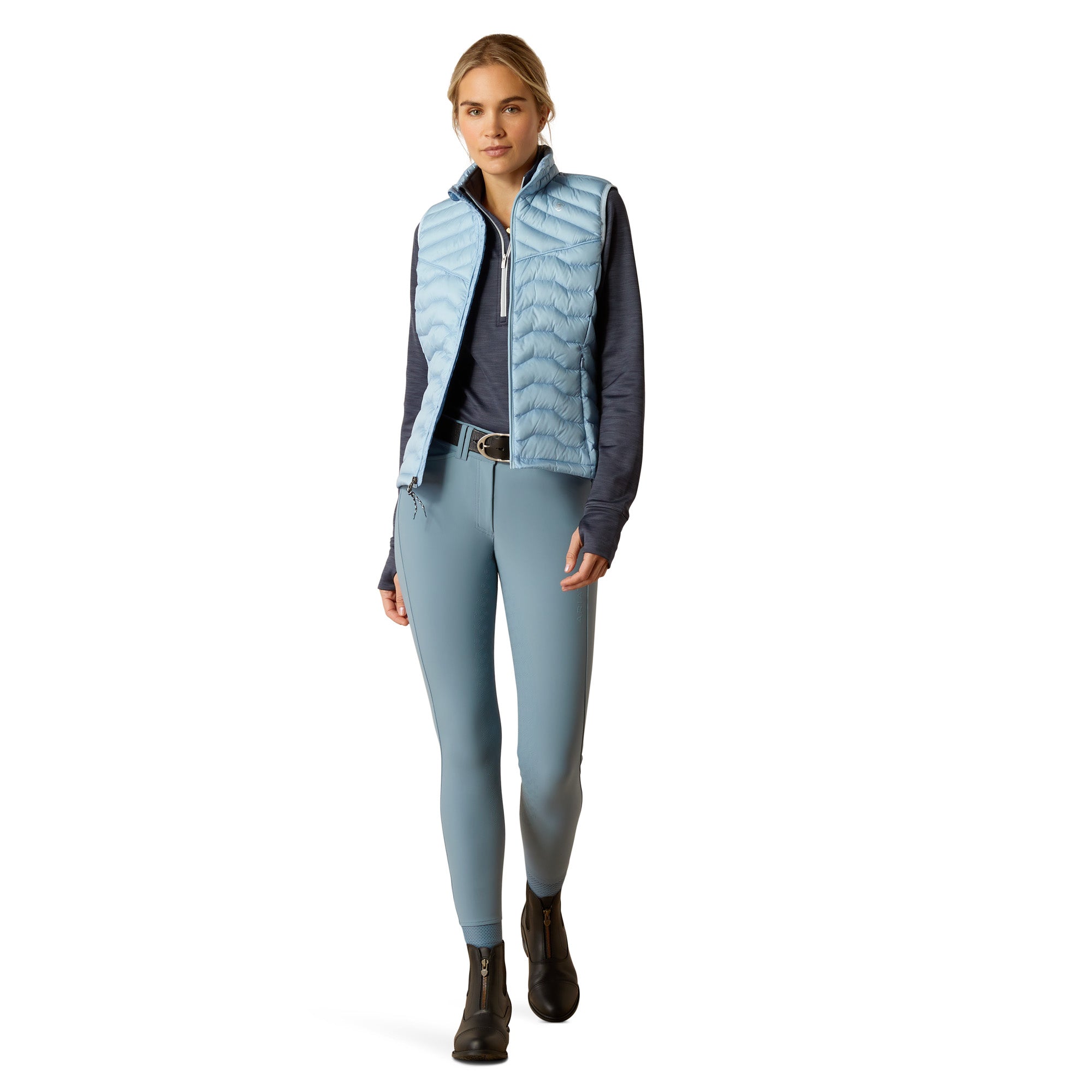 Ariat Wms Ideal Down Gilet Cerulean