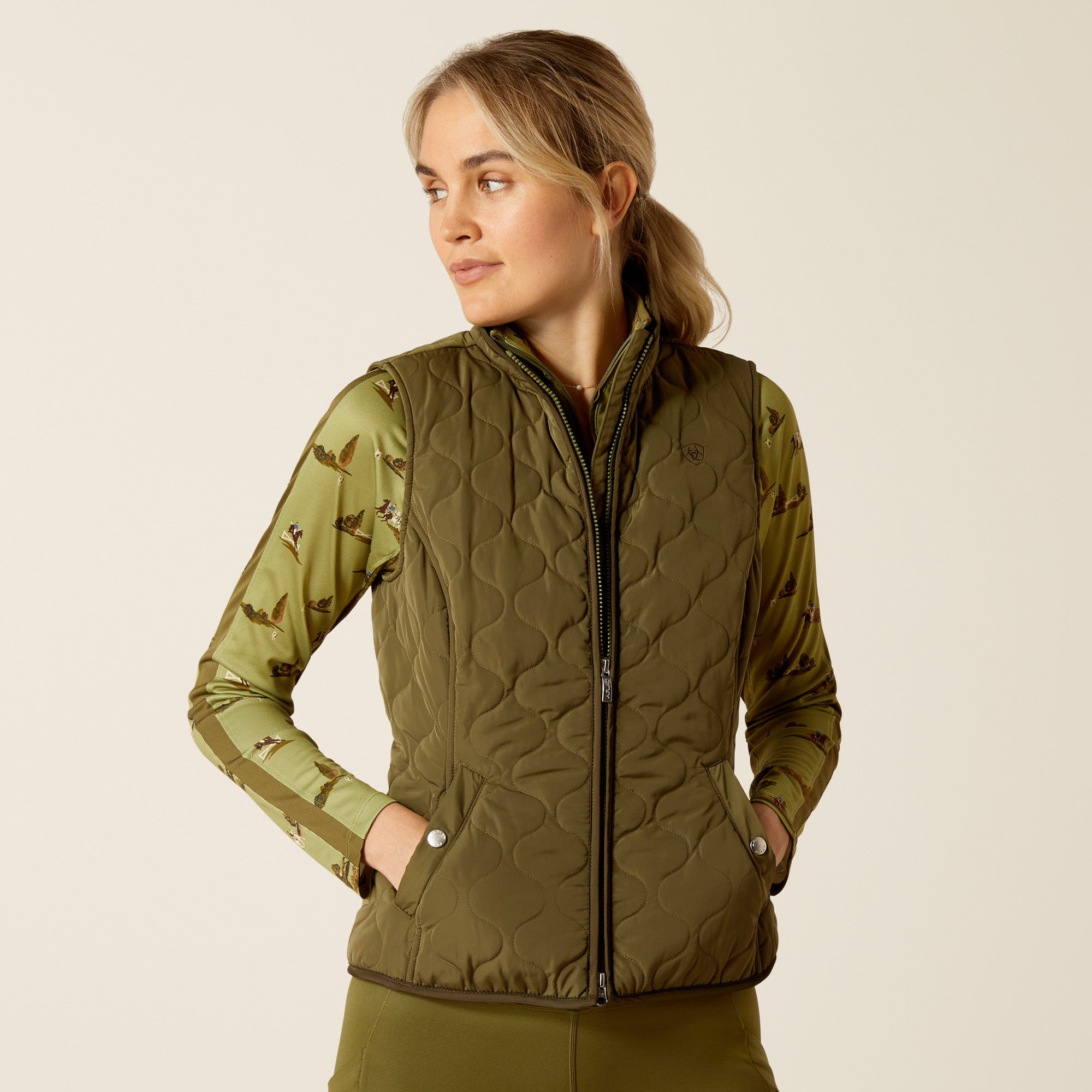 Ariat Wms Ashley 2.0 Insulated Gilet Winter Moss