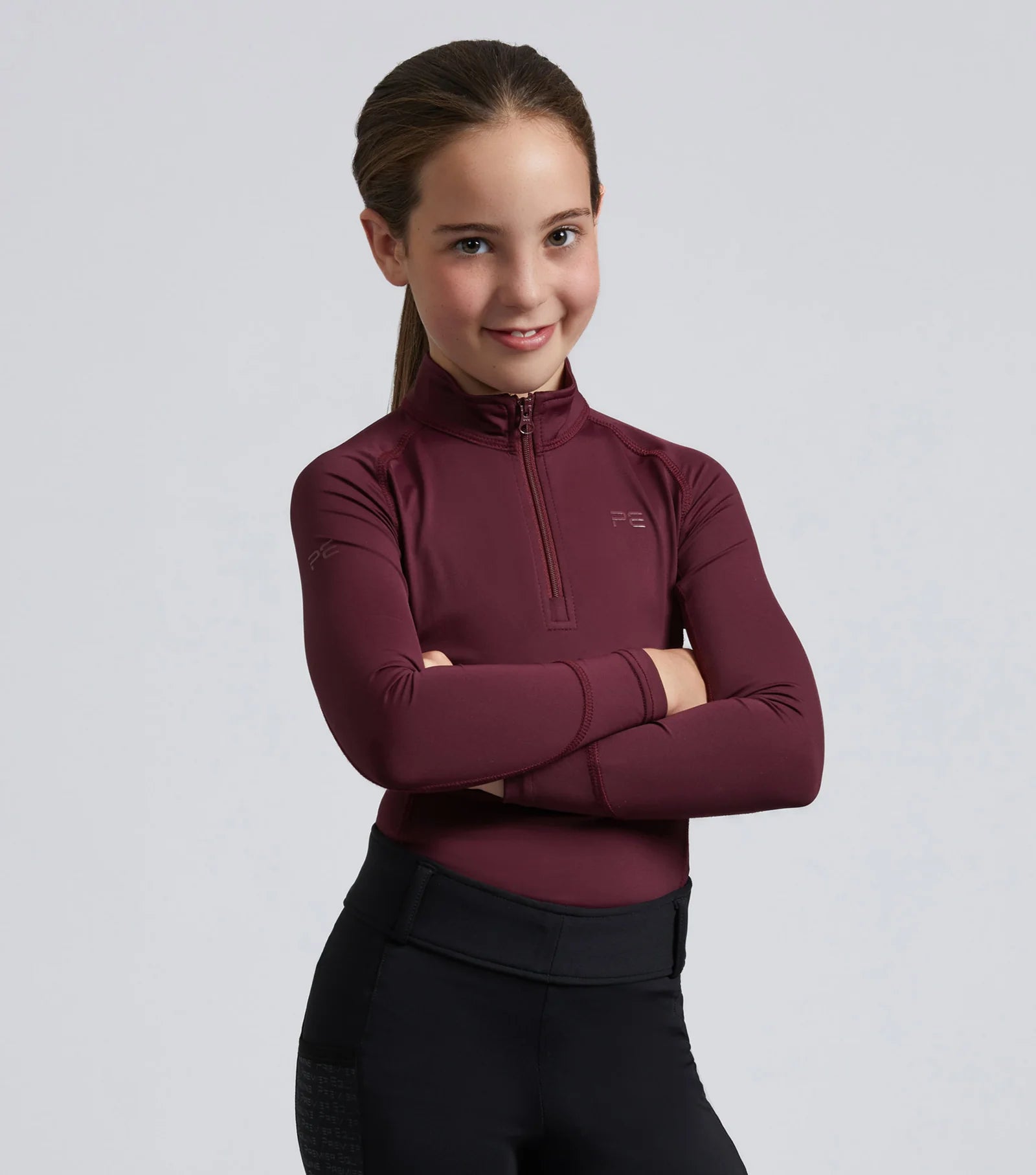 PE Junior Ombretta Technical Riding Top