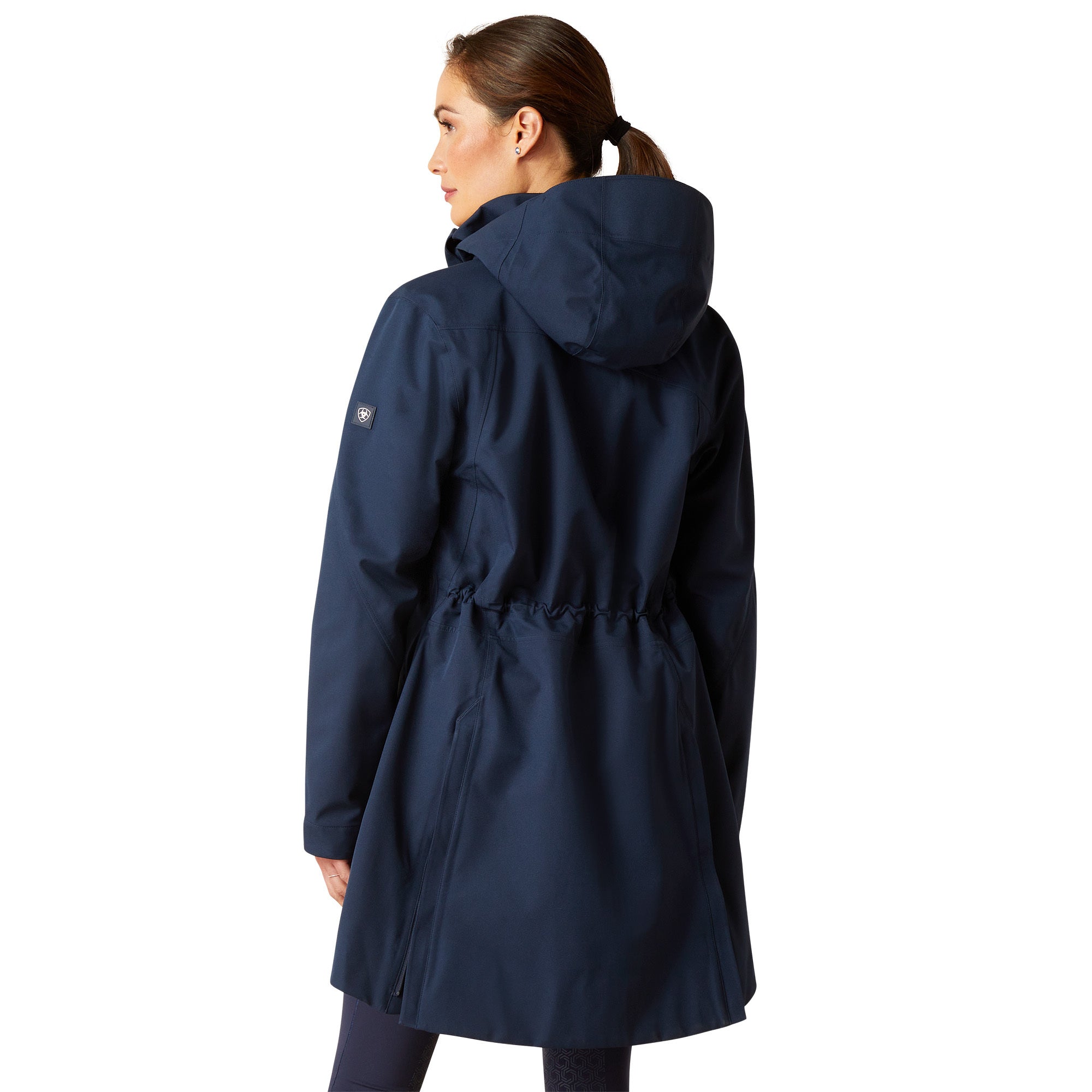 Ariat Wms Coastal Long H2O Parka Navy Eclipse