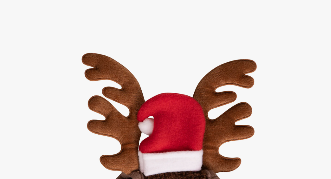 QHP Christmas Antler Horse Hat Red Pony