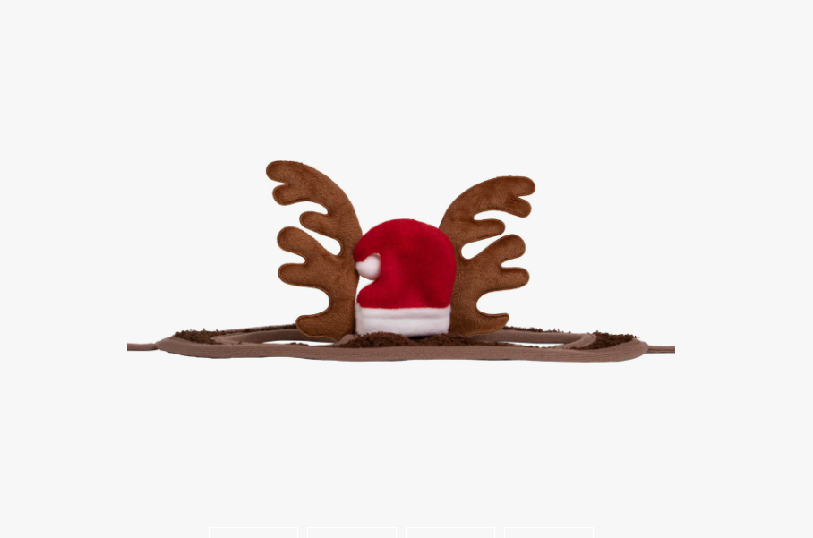 QHP Christmas Antler Horse Hat Red Pony