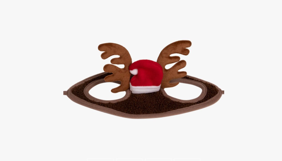 QHP Christmas Antler Horse Hat Red Pony