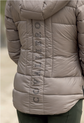 Covalliero Wmn Quilted Jacket Taupe