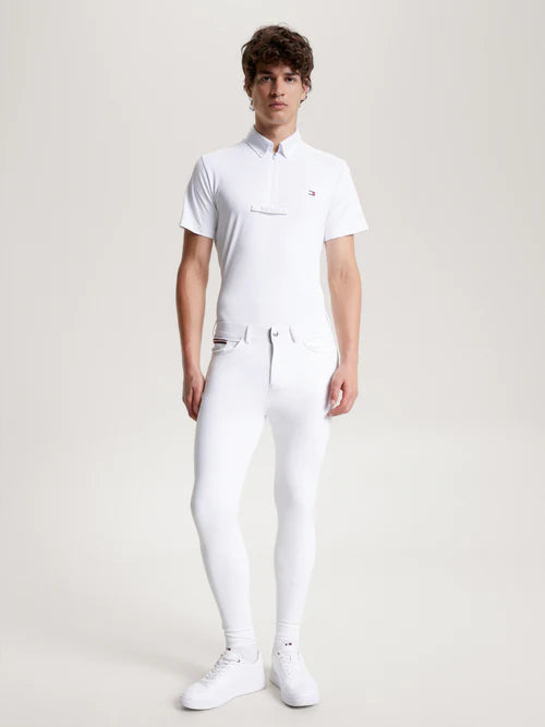 TH Mens Geneva All Year Breeches Knee Grip TH Optic White