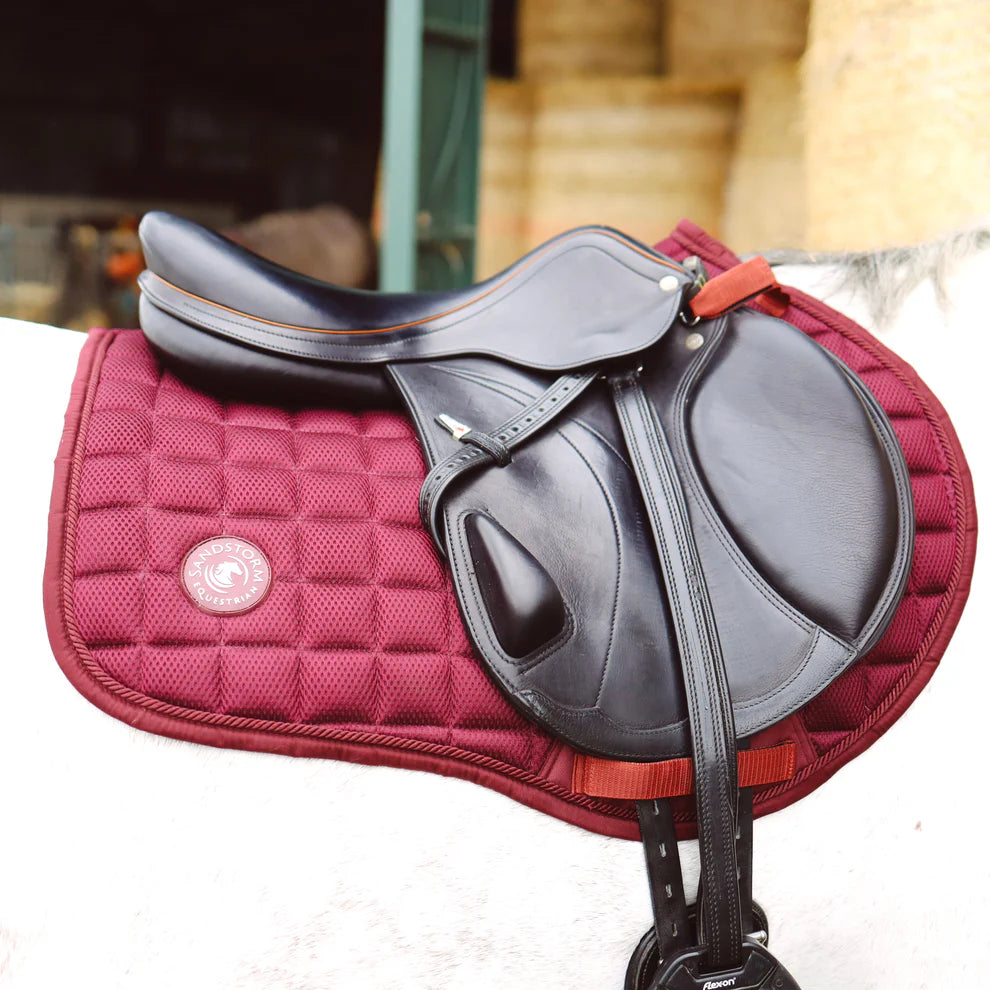 SE GP Mesh Air Saddle Pad Bordeaux