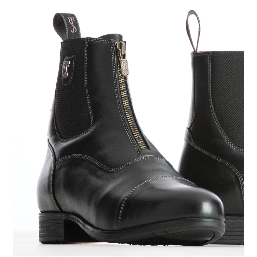 Tredstep Donatello Front Zip Paddock Boots Black