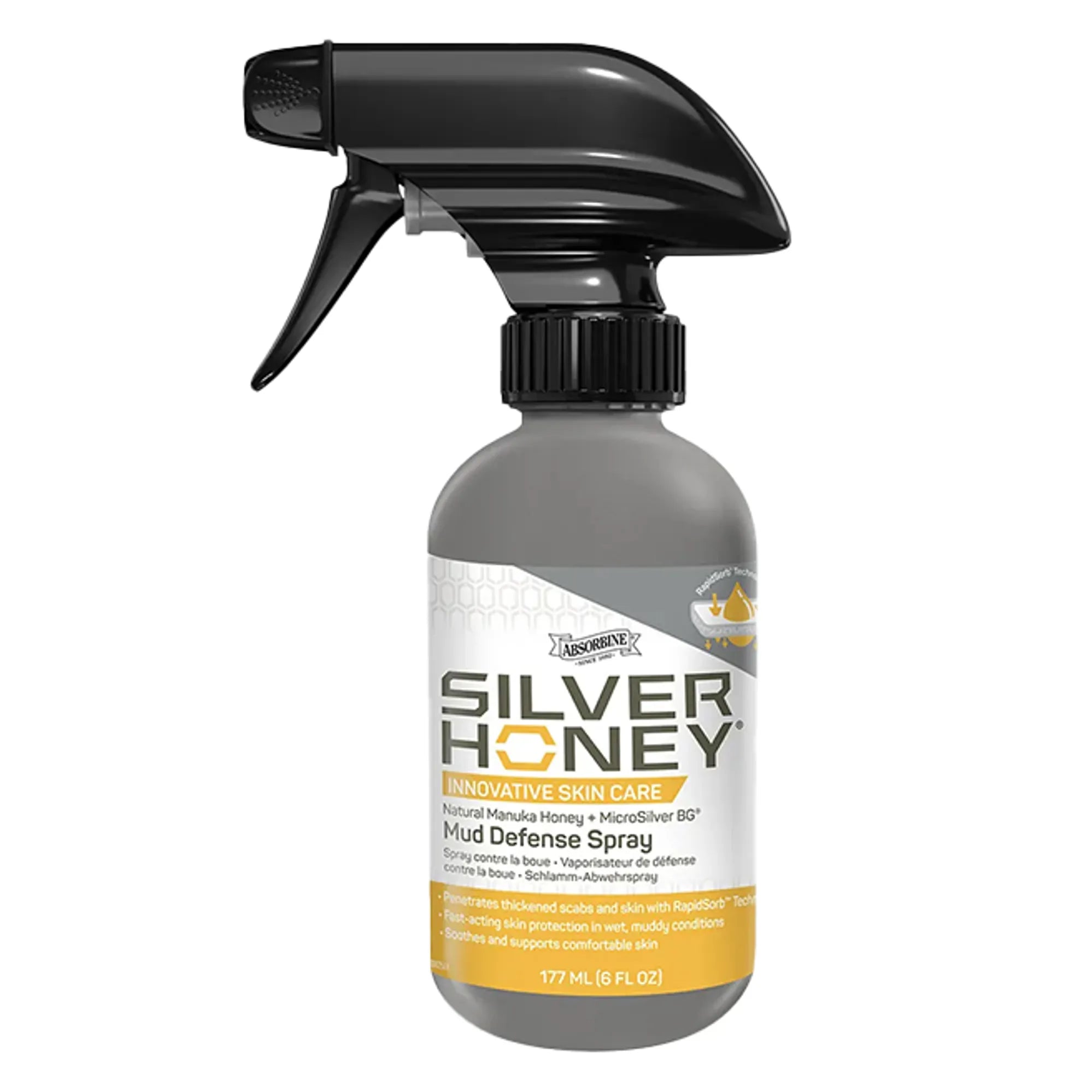 Absorbine Silver Honey Mud Defense Spray 177ml