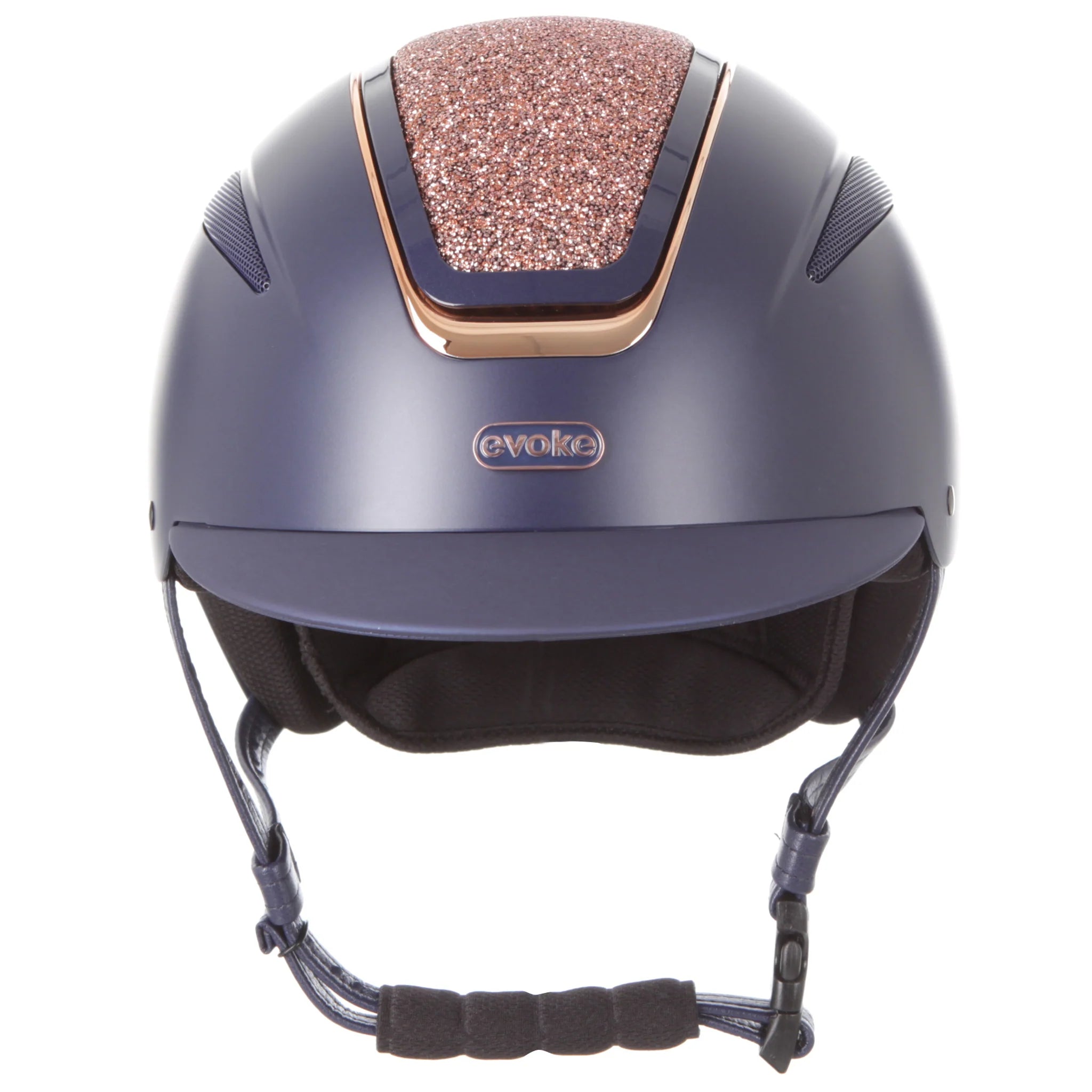 Evoke Callisto Classic Peak Navy/Rose Gold Crystal