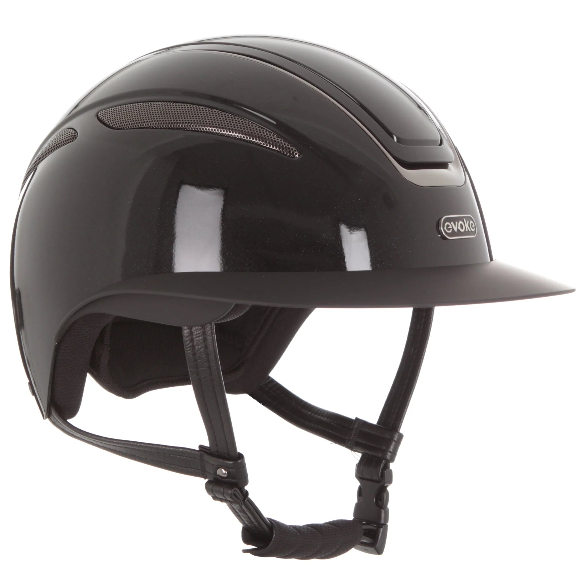 Evoke Callisto Wide Peak Black Metallic/Gunmetal