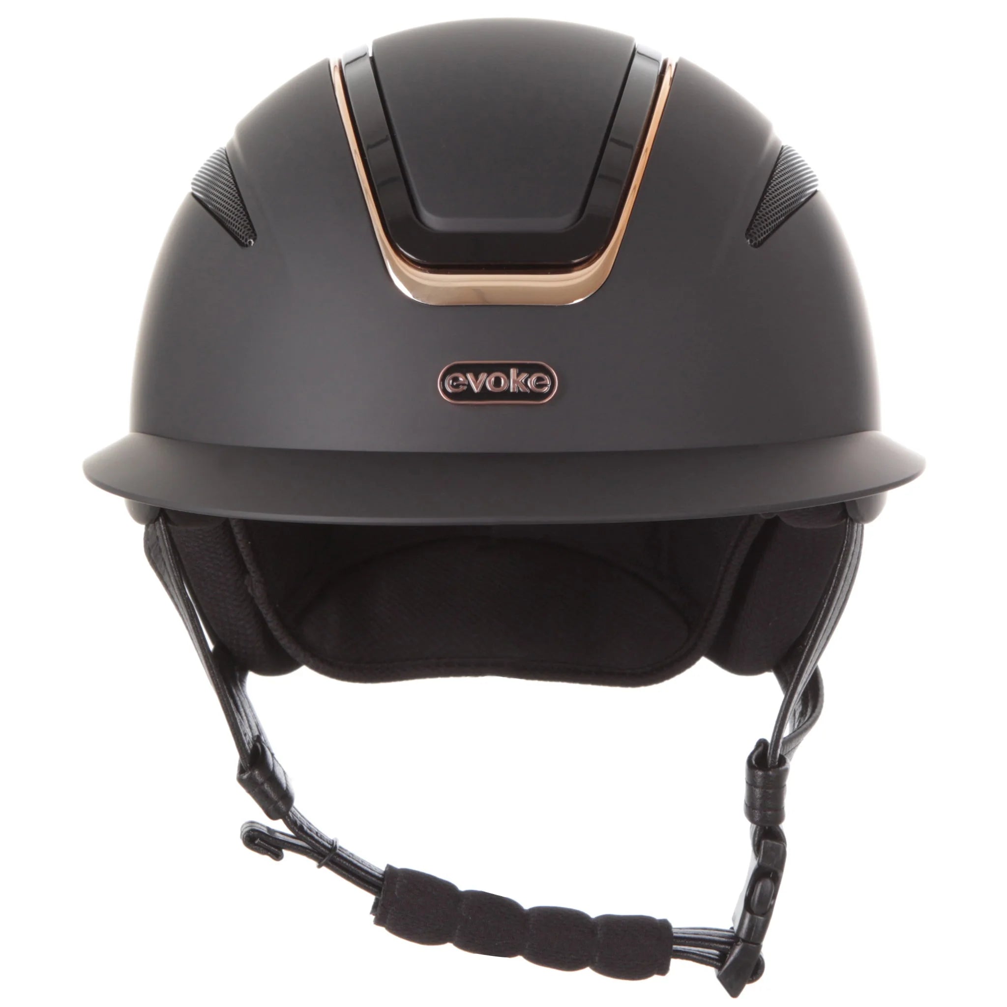 Evoke Callisto Wide Peak Black/Rose Gold