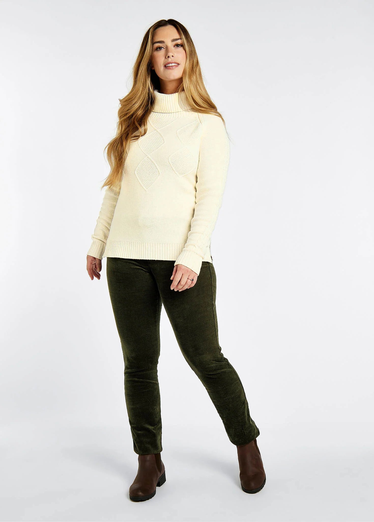 Dubarry Wmn Honeysuckle Jeans Olive