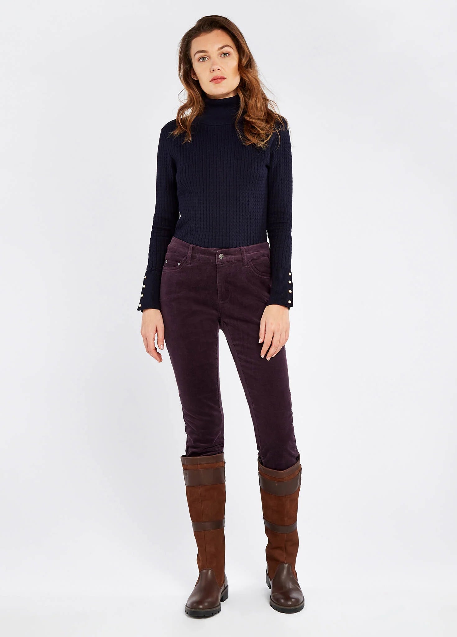 Dubarry Wmn Honeysuckle Jeans Plum