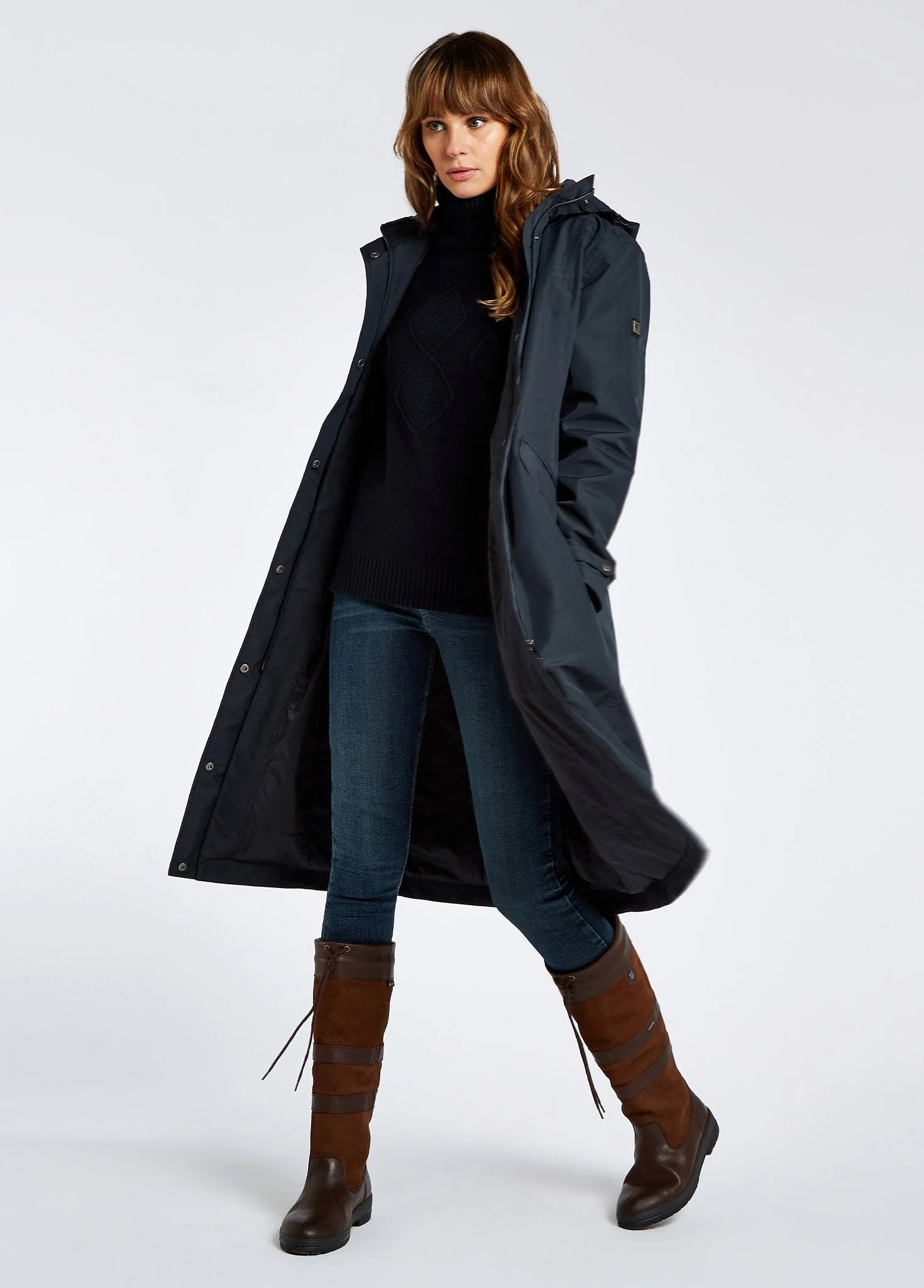 Dubarry Wmn Alderford Waterproof Coat Navy