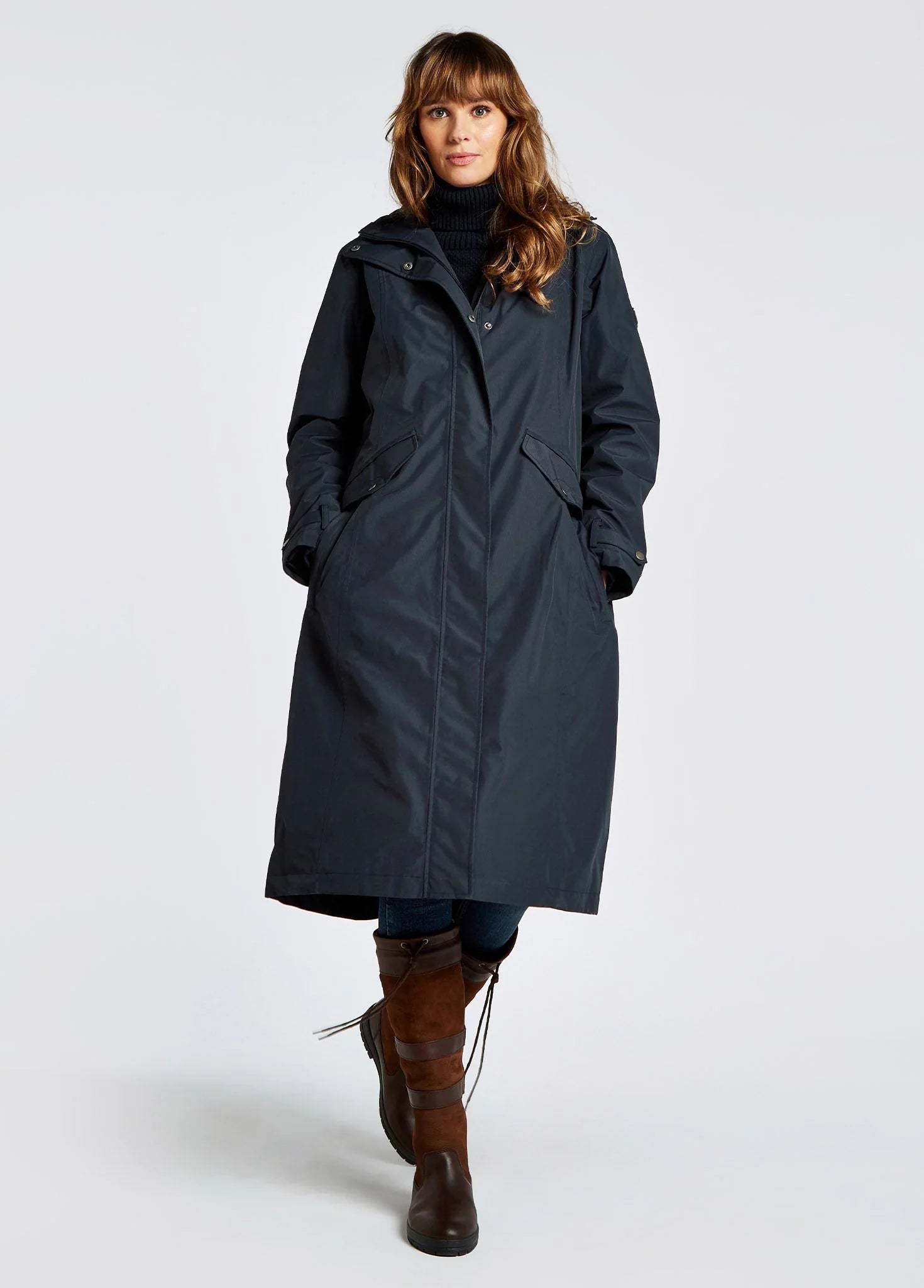 Dubarry Wmn Alderford Waterproof Coat Navy