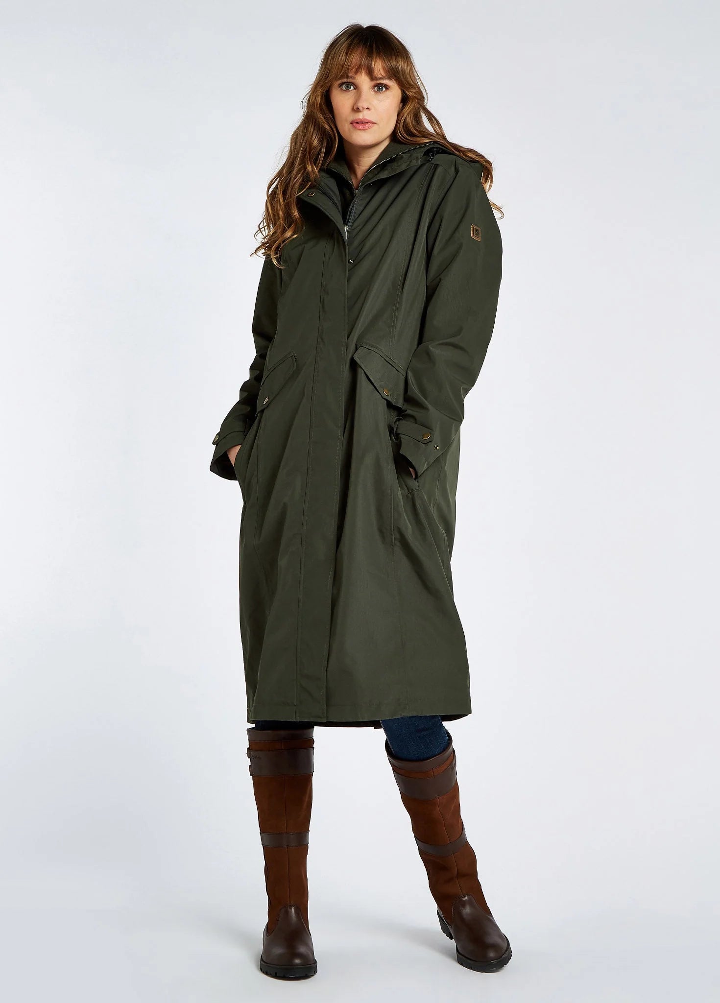 Dubarry Wmn Alderford Waterproof Coat Pesto