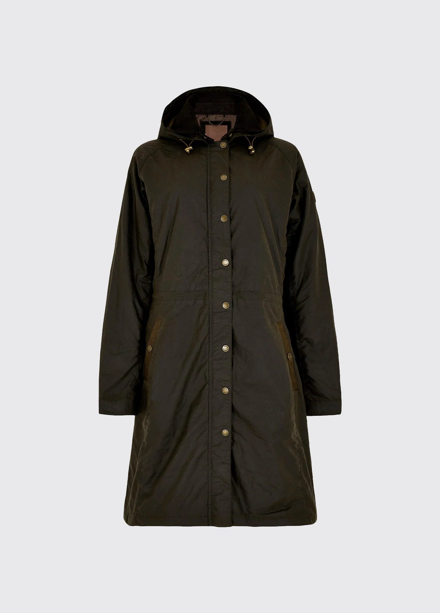 Dubarry Wmn Radford Wax Cotton Coat Verdigris