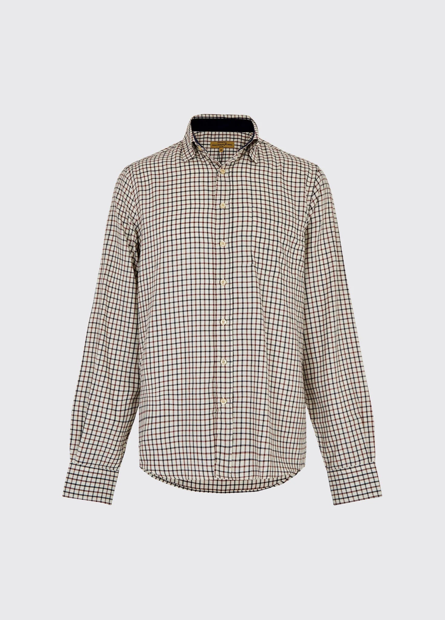 Dubarry Mens Connell Check Shirt Ox Blood