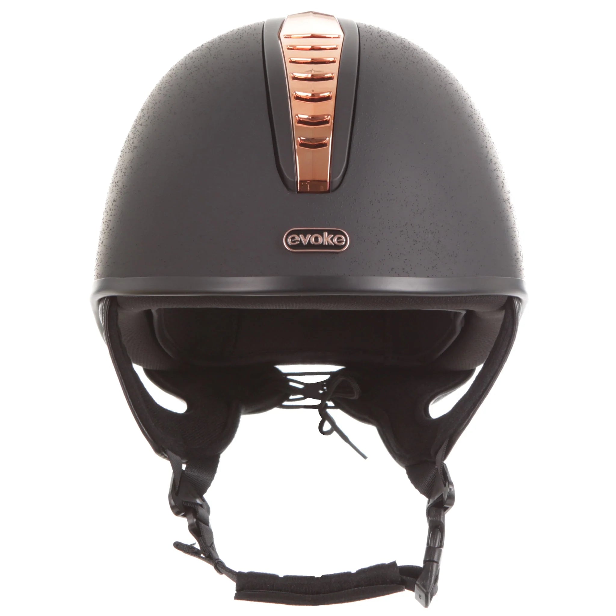 Evoke Orion Jockey Skull Black/Rose Gold/Black