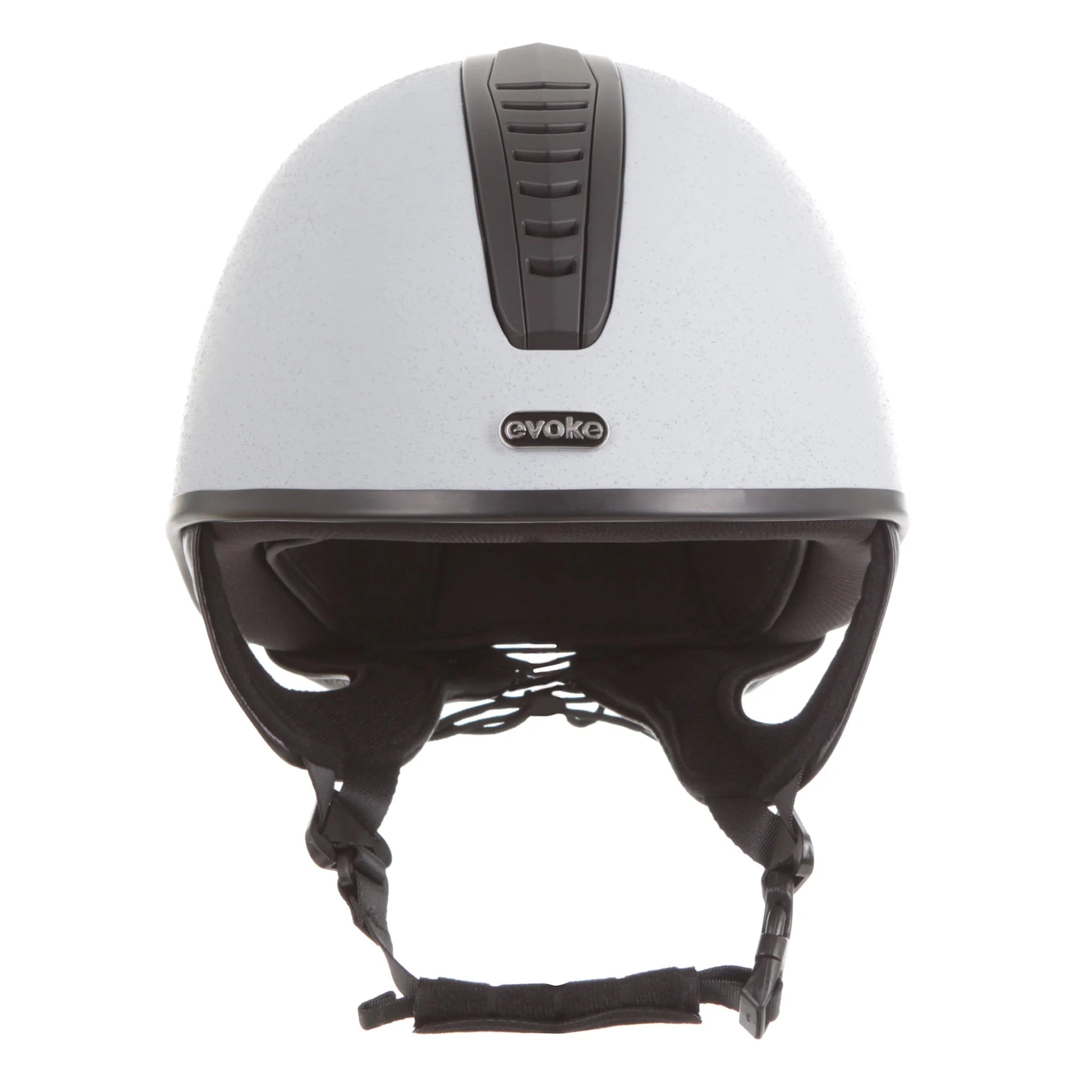 Evoke Orion Jockey Skull Silver/Black/Black