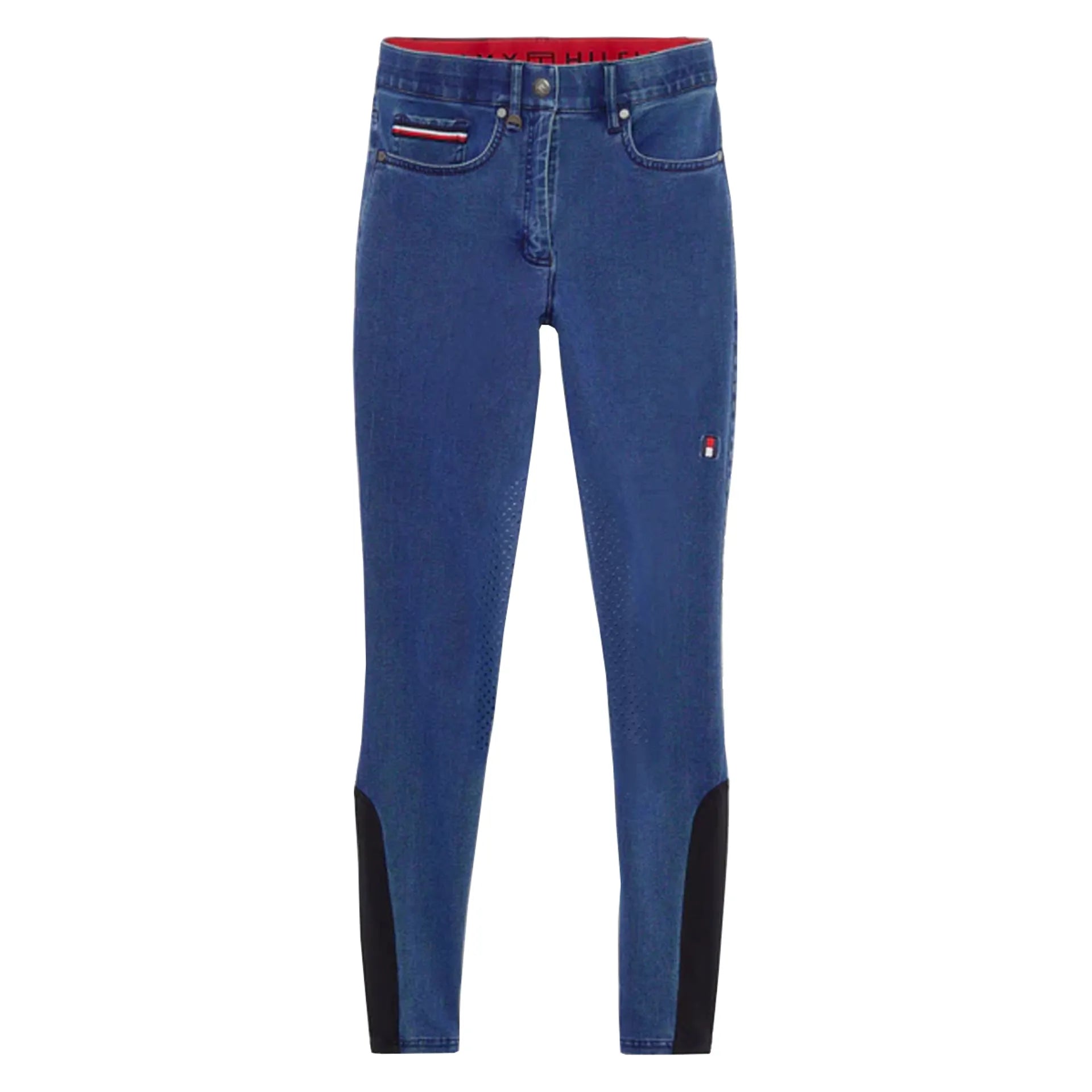 TH Wmn Queens Denim Knee Grip Breeches Heritage