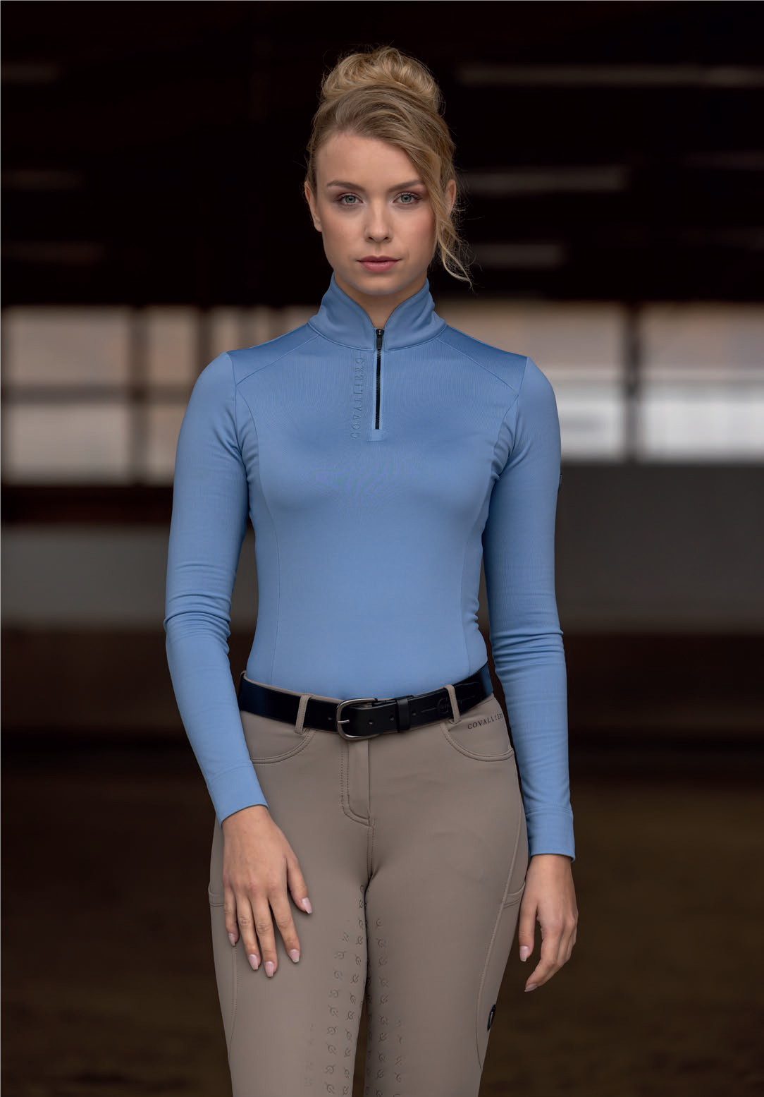 Covalliero Wmn Active Shirt Winter Sky