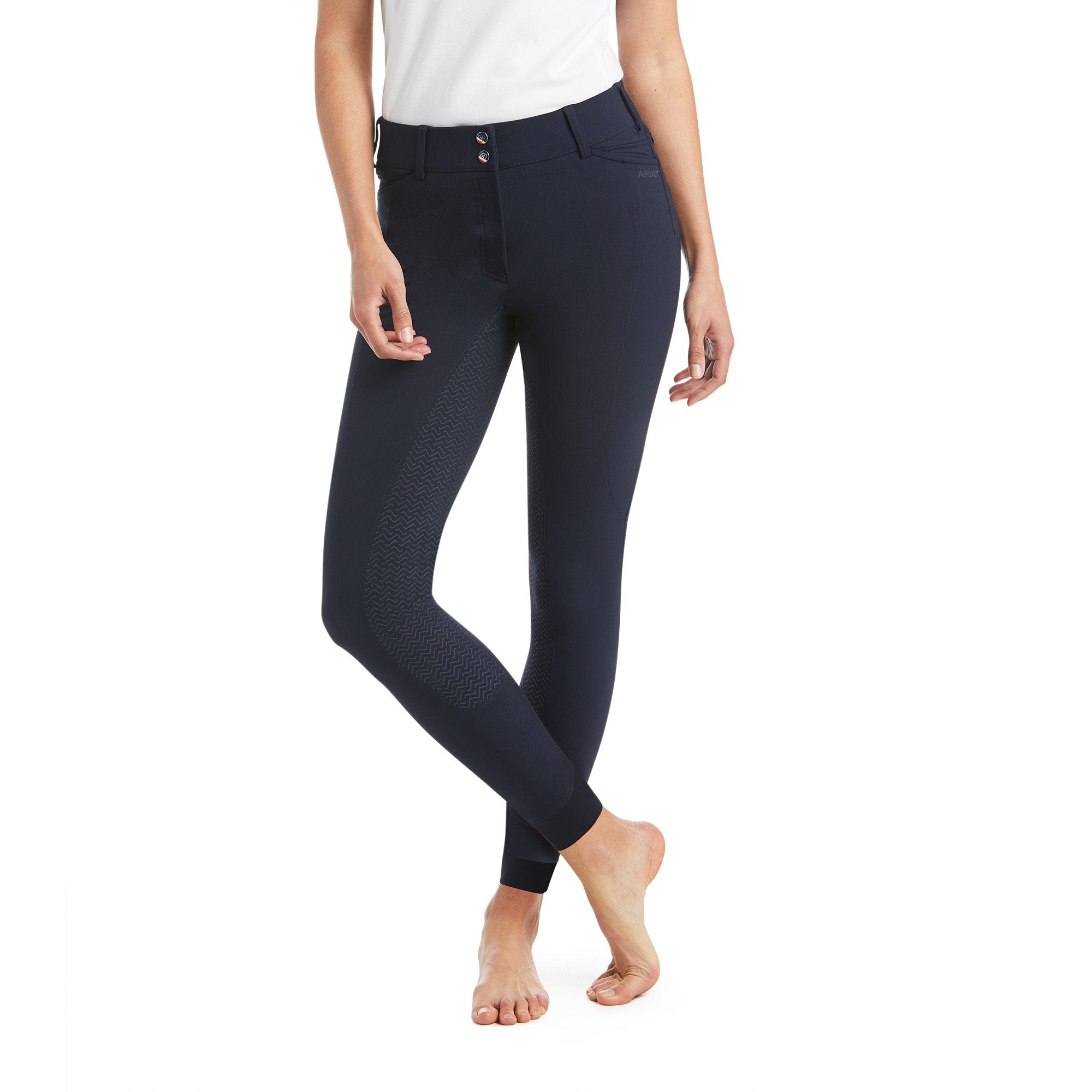 Ariat Womens Prelude Full Seat Breeches Navy