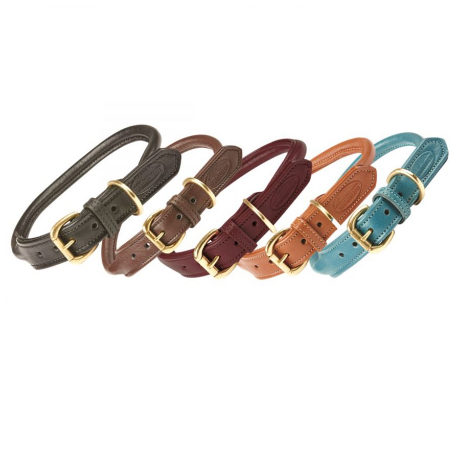 Weatherbeeta Rolled Leather D collar